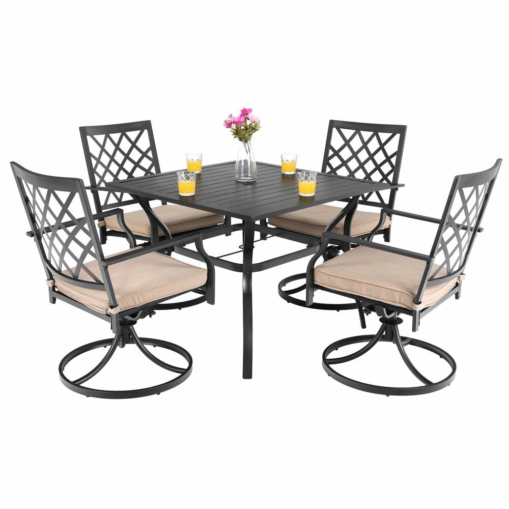 Outdoor 5 Piece Dining Sets - Summervilleaugusta.org