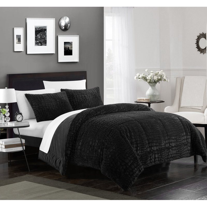 Union Rustic Ostrowski 7 Piece Queen Reversible Comforter Set Reviews Wayfair