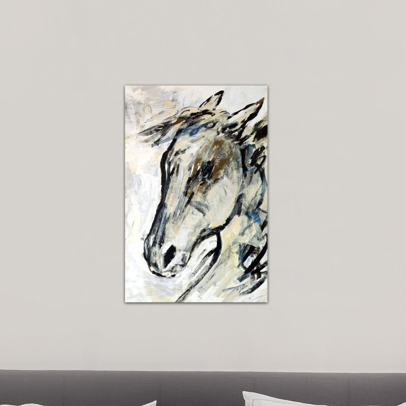 East Urban Home Picasso S Horse Ii Painting Print On Wrapped
