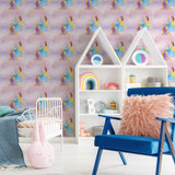 52cm x 10.5m East Urban Home Nocturnum Leaf 10m x 52cm Wallpaper Roll