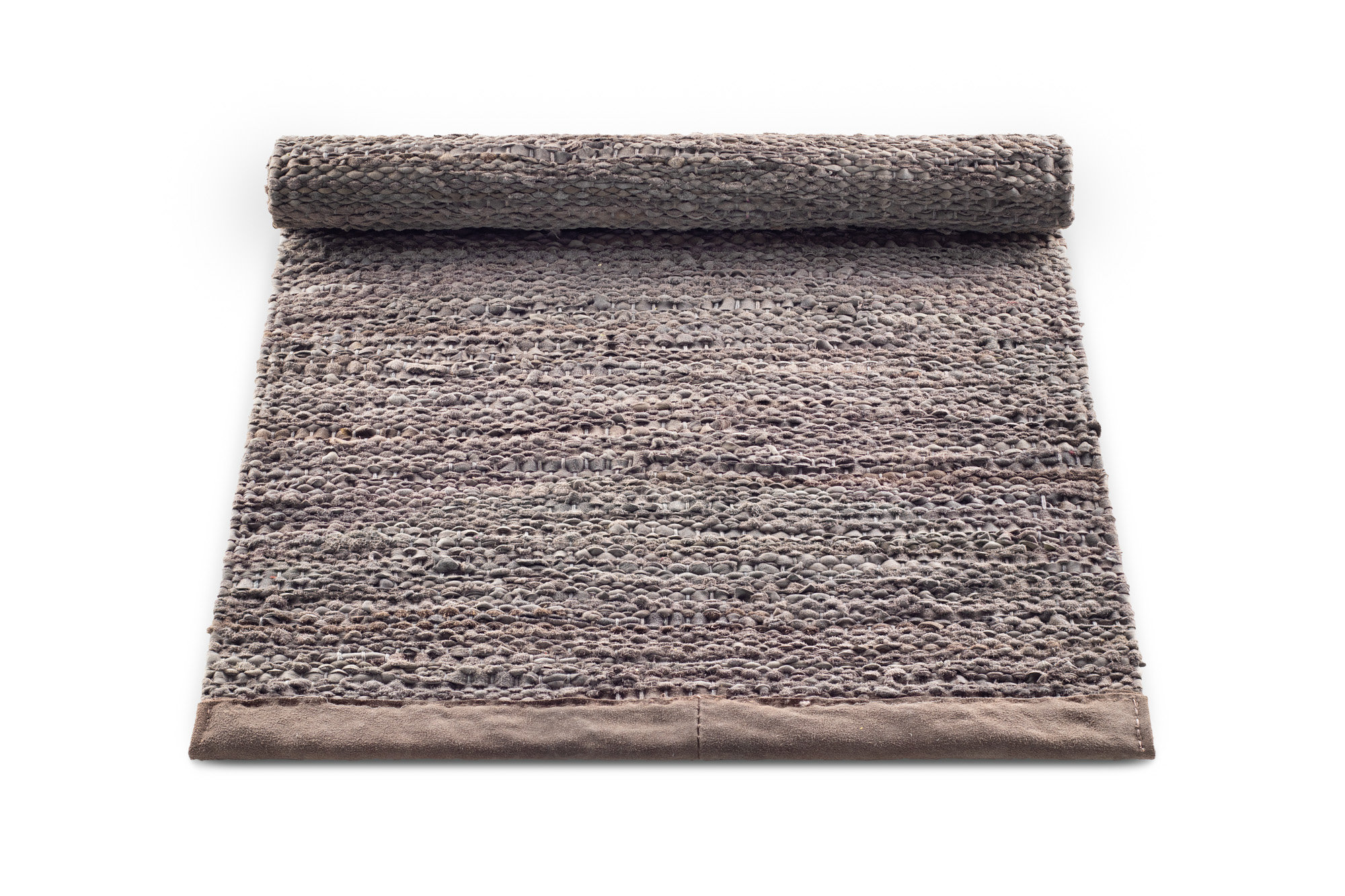 Recycled Handwoven Light Brown Rug Recycled Handwoven Light Brown Rug
