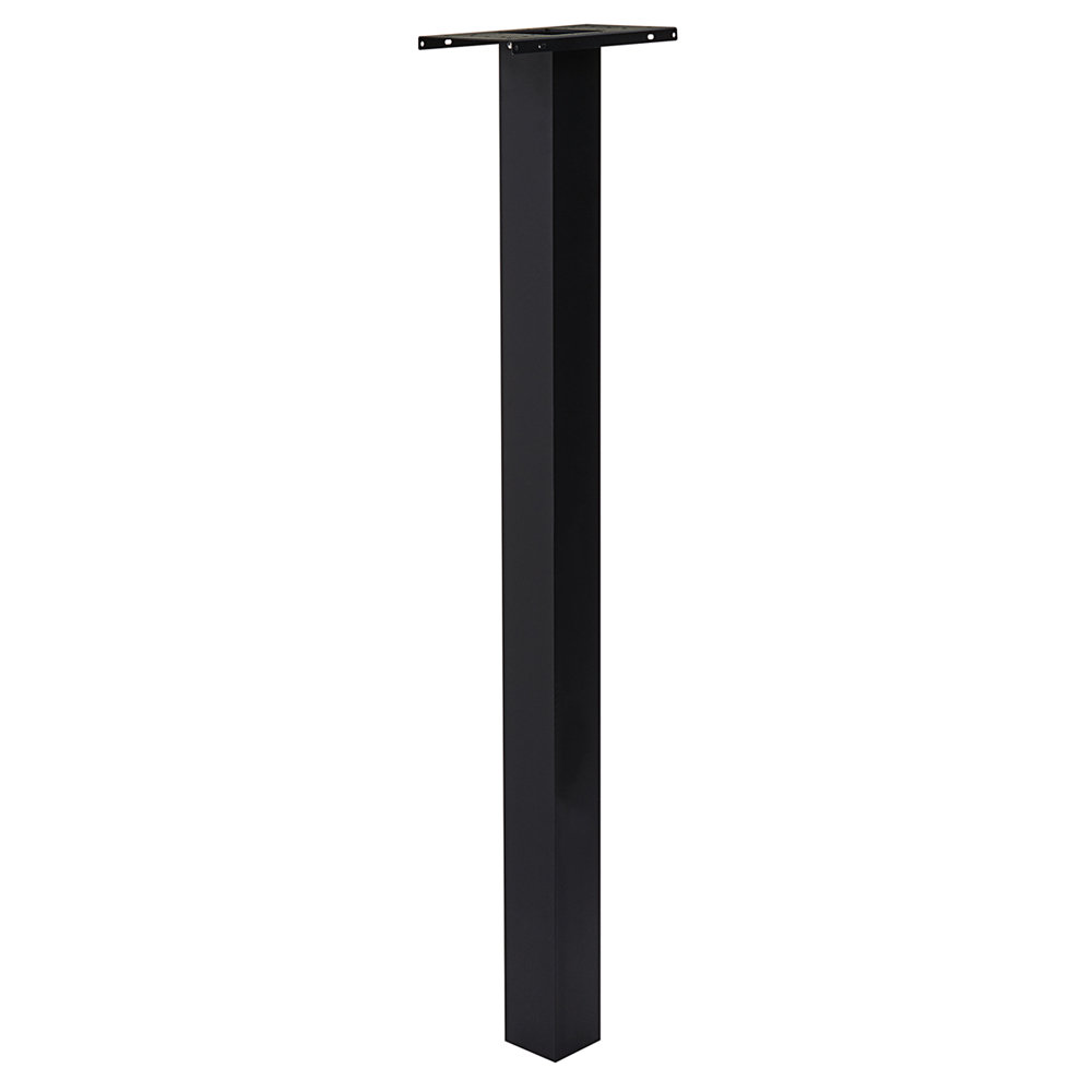 Gibraltar Mailboxes Brighton Aluminum, Top Mount, Mailbox Post, Black