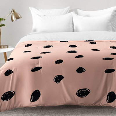 Scribbles Comforter Set East Urban Home Size Fullqueen