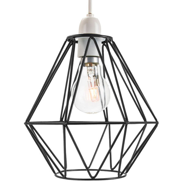 Black cage ceiling light clearance