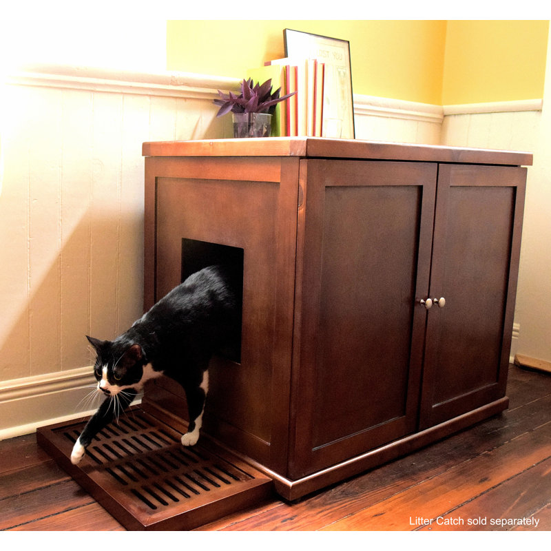 Clementine Wooden Litter Box Cabinet Reviews Joss Main Clementine Wooden Litter Box Cabinet