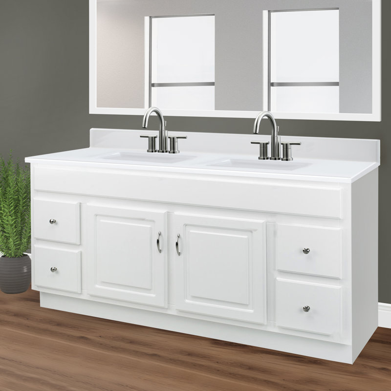 Design House Camilla 61 In Cultured Marble Vanity Top In Solid