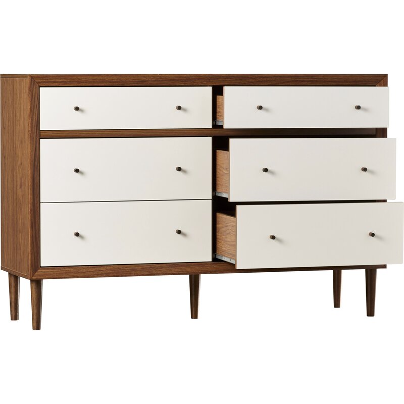 Foundstone Adelia 6 Drawer Double Dresser Reviews Wayfair