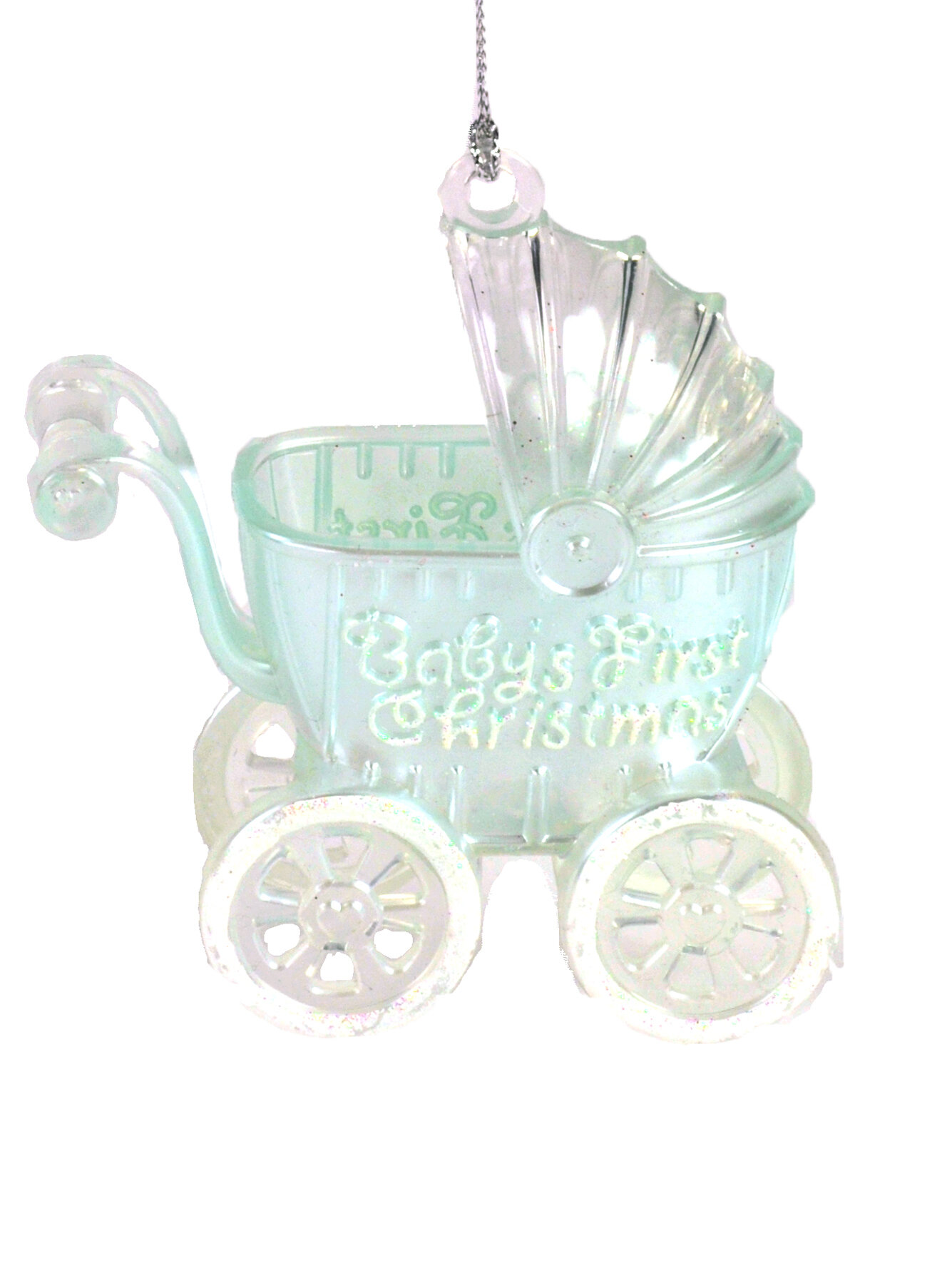 baby carriage ornament