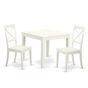Oxford 3 Piece Dining Set by East West Furniture