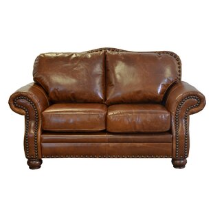 Parker Leather Loveseat By Westland And Birch