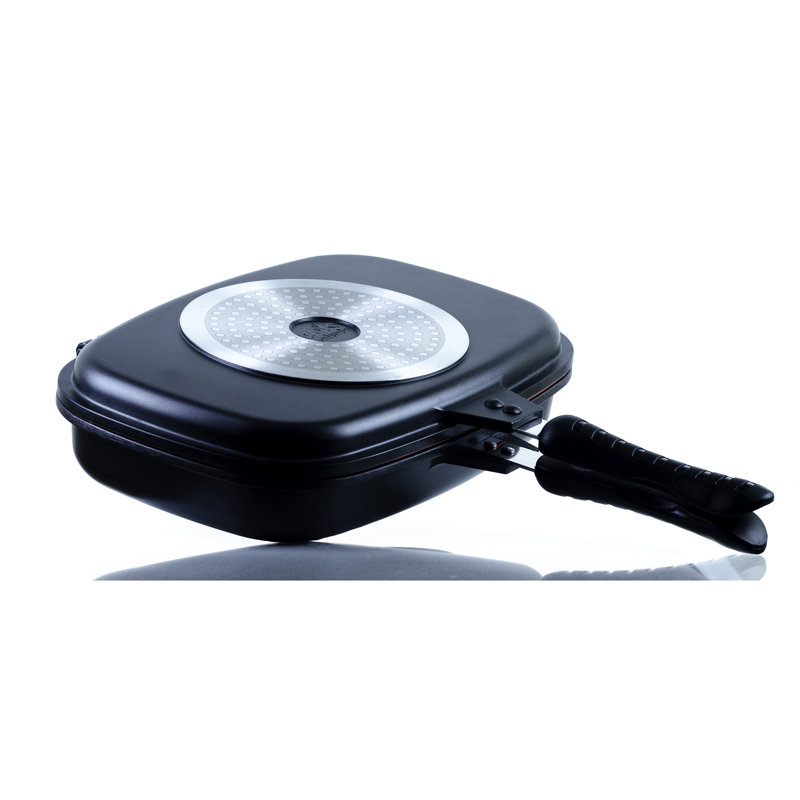 Elegant Double Sided Ceramic Non Stick Omelette Pan With Lid Reviews Wayfair