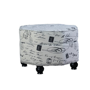 Deb Hexagon Storage Ottoman by Ophelia & Co.