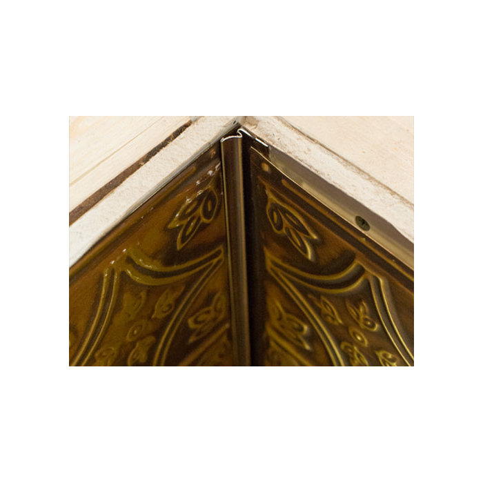 48 X 5 Metal Corner Molding Tile Trim In Vintage Bronze
