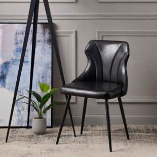 Faux Leather Metal Kitchen Dining Chairs You Ll Love In 2021 Wayfair
