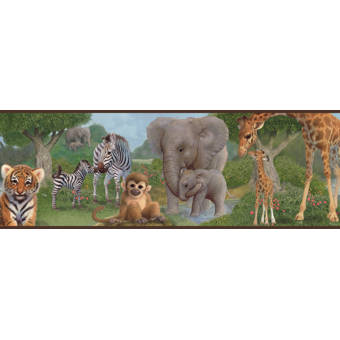 Zoomie Kids Melrose Afrique Jungle Bedtime Portrait 15 X 8