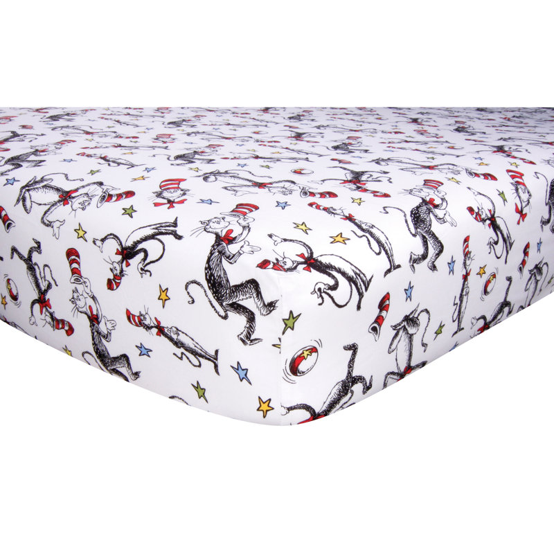 Trend Lab Dr Seuss Classic Cat In The Hat 3 Piece Crib Bedding