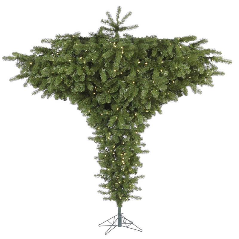 The Holiday Aisle Douglas 9 Fir Artificial Christmas Tree With 800 White Lights Wayfair