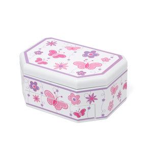 Glitter-Fly Musical Ballerina Jewelry Box