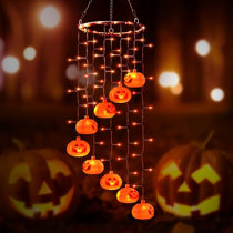 Battery Power Christmas Decoration Two Modes DORESshop Warm White LED Decorative Lights Halloween Party Lights Garland for Festival 20 LED Jack O Lantern String Halloween Pumpkin String Lights 