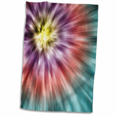 Tie Dye 5 Starburst Tie Dye Design Displays A Spectrum Of Different Subtle Colors Towel Symple Stuff