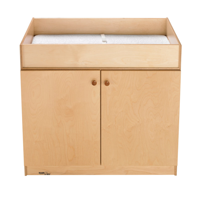 changing table with doors