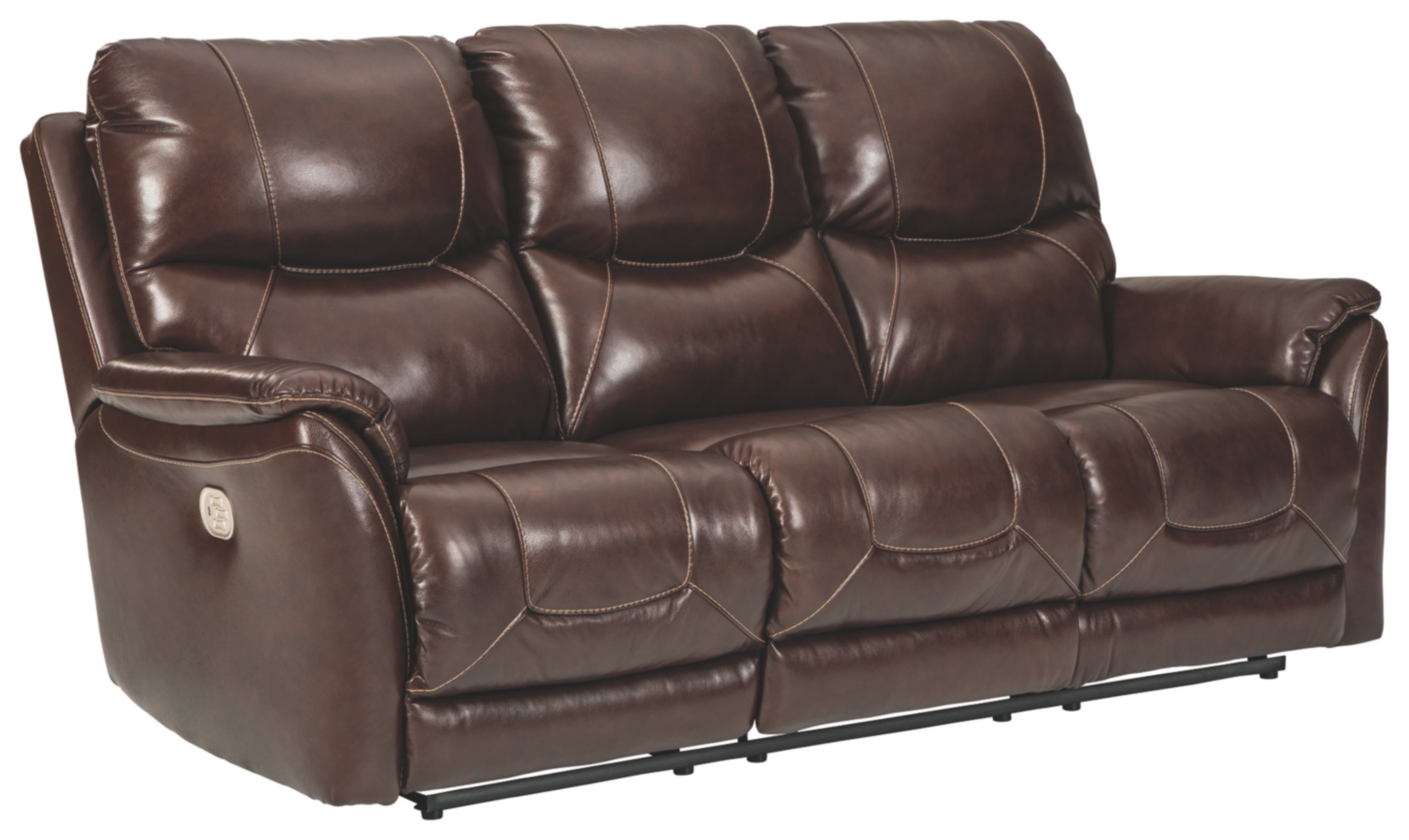 Red Barrel Studio Schaller Leather Reclining 85 Pillow Top Arms