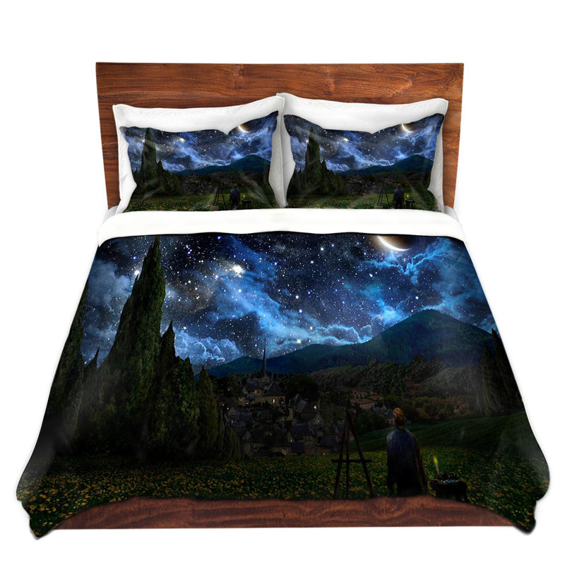 Dianochedesigns Starry Night Duvet Cover Set Wayfair