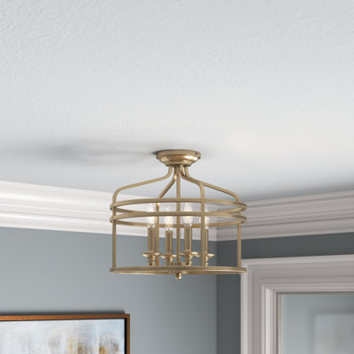 Rech 4-Light 16" Semi Flush Mount
