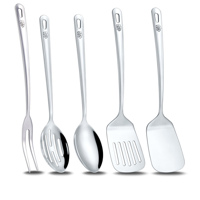 Concord Cookware 5-Piece Rose Spatula Set | Wayfair