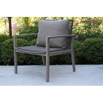 Rex Rope Patio Chair With Cushions Reviews Joss Main