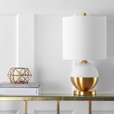 Chuy 23.5'' White/Gold Table Lamp