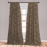 Chocolate Brown Curtains Wayfair