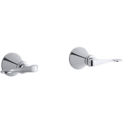 Revival Two Handle Wall Mount Bath Valve With Scroll Lever Handles