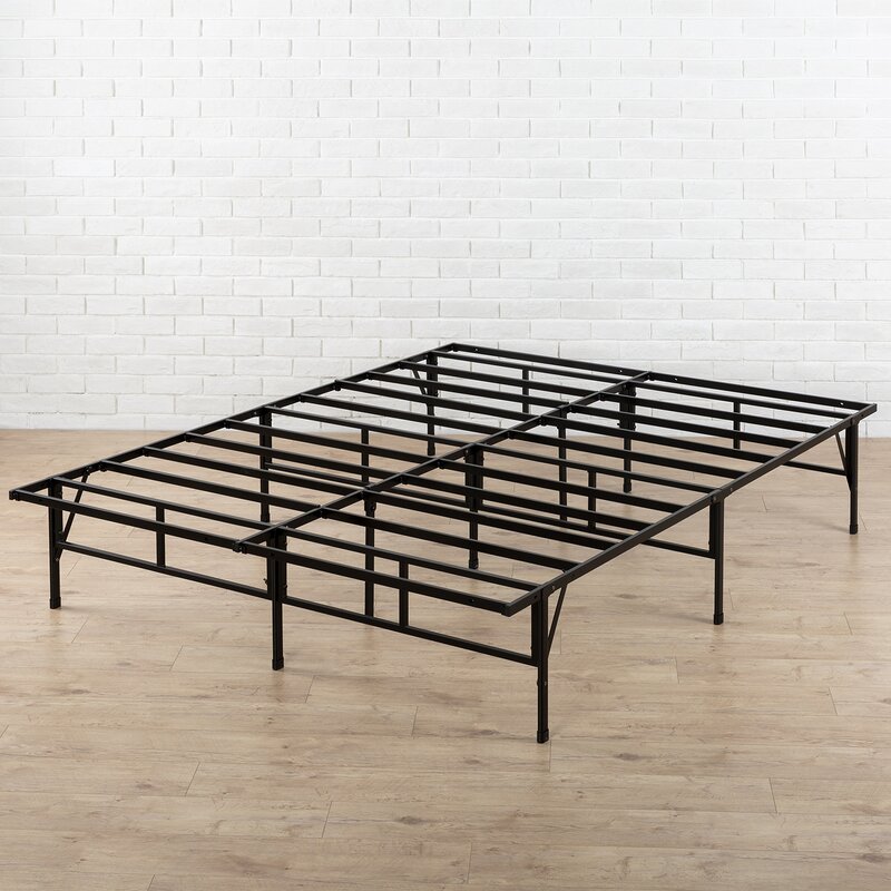 Alwyn Home Higbee Easy to Assemble Smartbase Bed Frame & Reviews | Wayfair