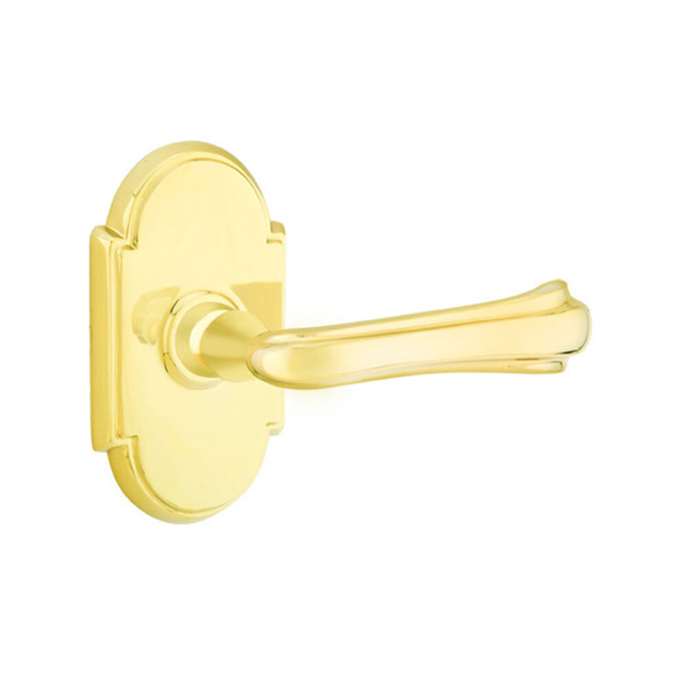 Emtek Wembley Passage (Hall & Closet) Door Lever with Rosette | Wayfair