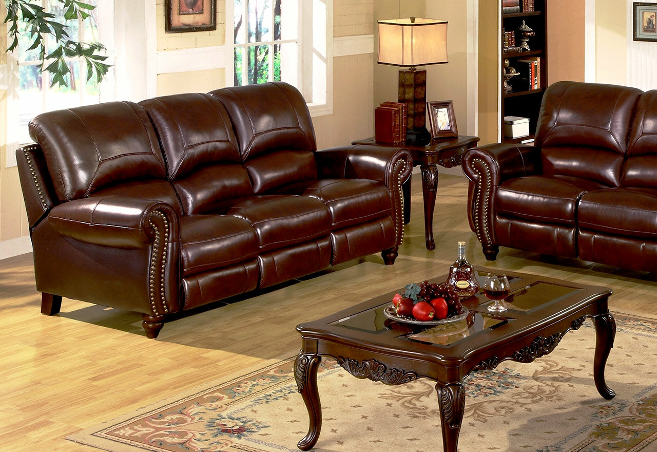 wayfair furniture leather sofa