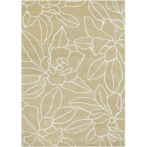 Sanderson Hand-Tufted Beige Area Rug