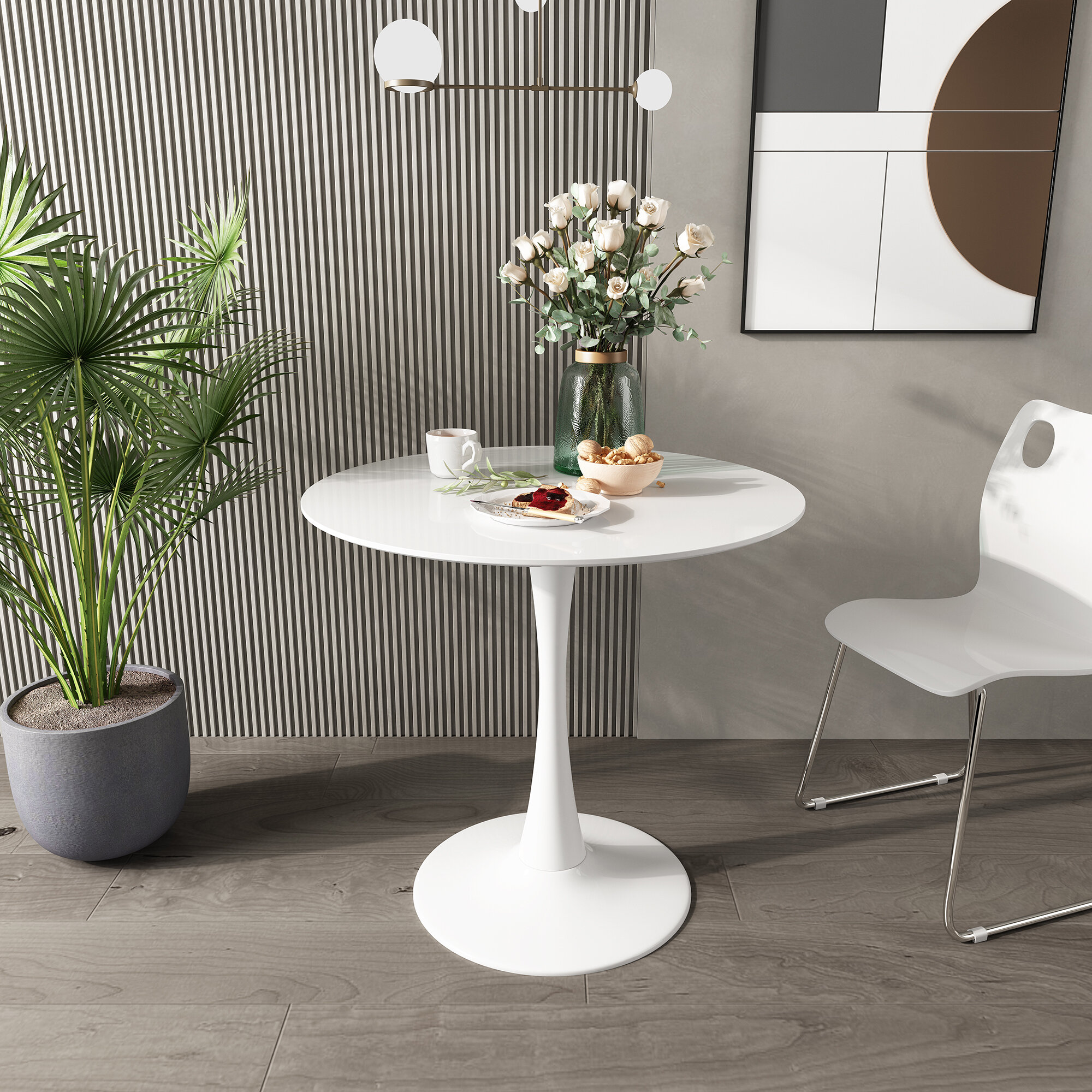 wayfair white tulip table