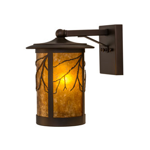 Best Greenbriar Oak 1-Light Outdoor Wall Lantern By Meyda Tiffany Outdoor Lighting Greenbriar Oak 1-Light Outdoor Wall Lantern By Meyda Tiffany Outdoor Lighting