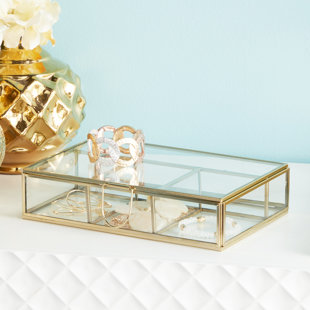 tall glass jewelry box