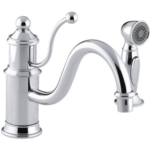 Kohler Antique Single-Hole Kitchen Sink Faucet with 8-7/8