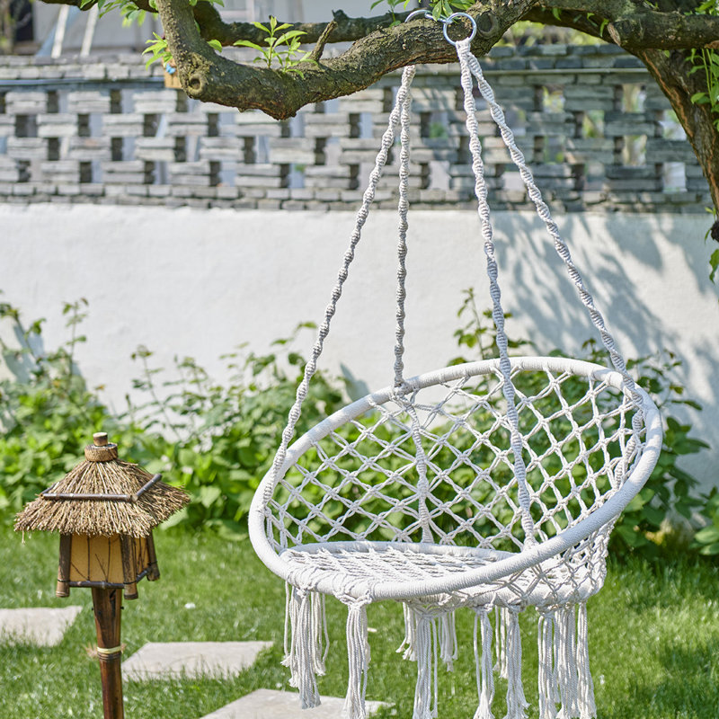 Dakota Fields Hammock Chair Swing Hanging Rope Seat Net Chair Tree
