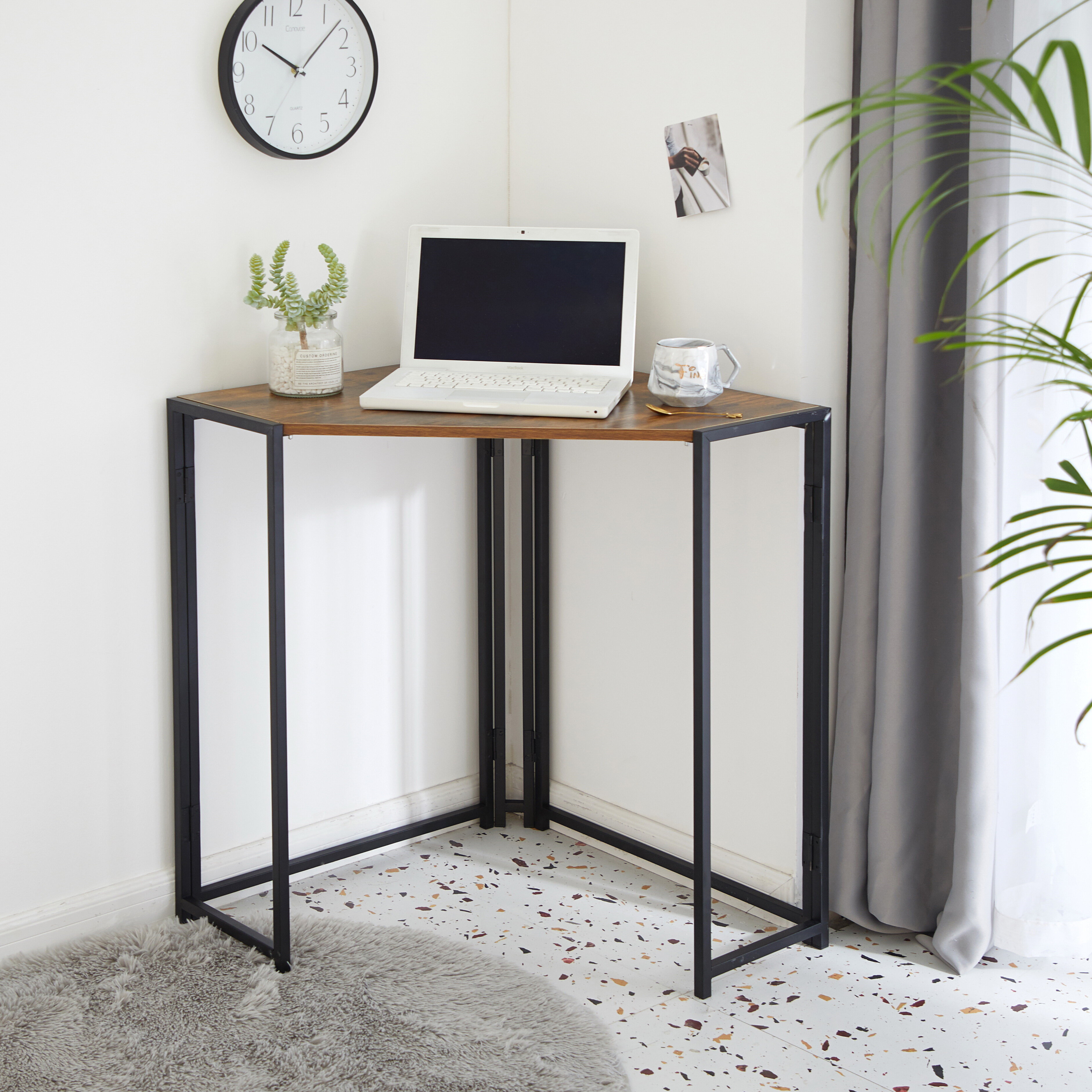 easy to go corner desk