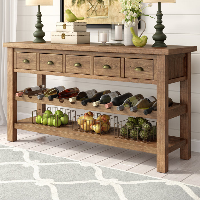 Lark Manor Saint Andre 12 Bottle Tabletop Wine Rack 60 Wide 5
