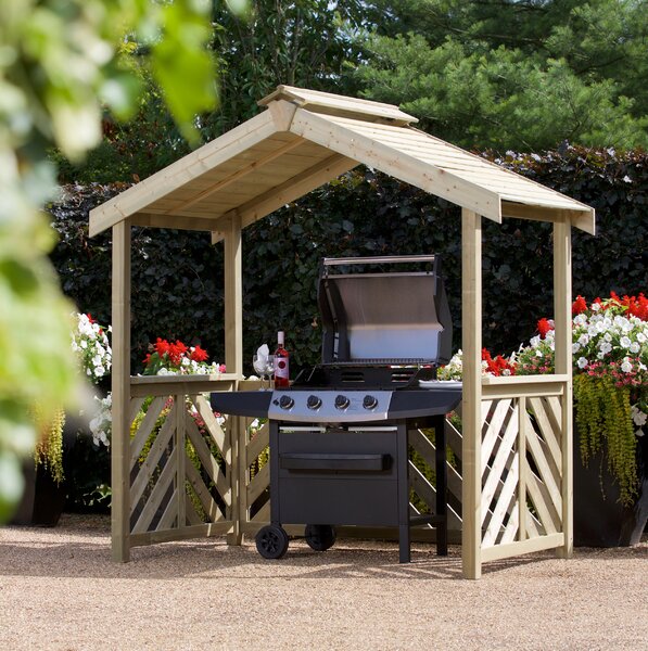 Sol 72 Outdoor 2m x 1.5m Solid Wood BBQ Gazebo | Wayfair.co.uk