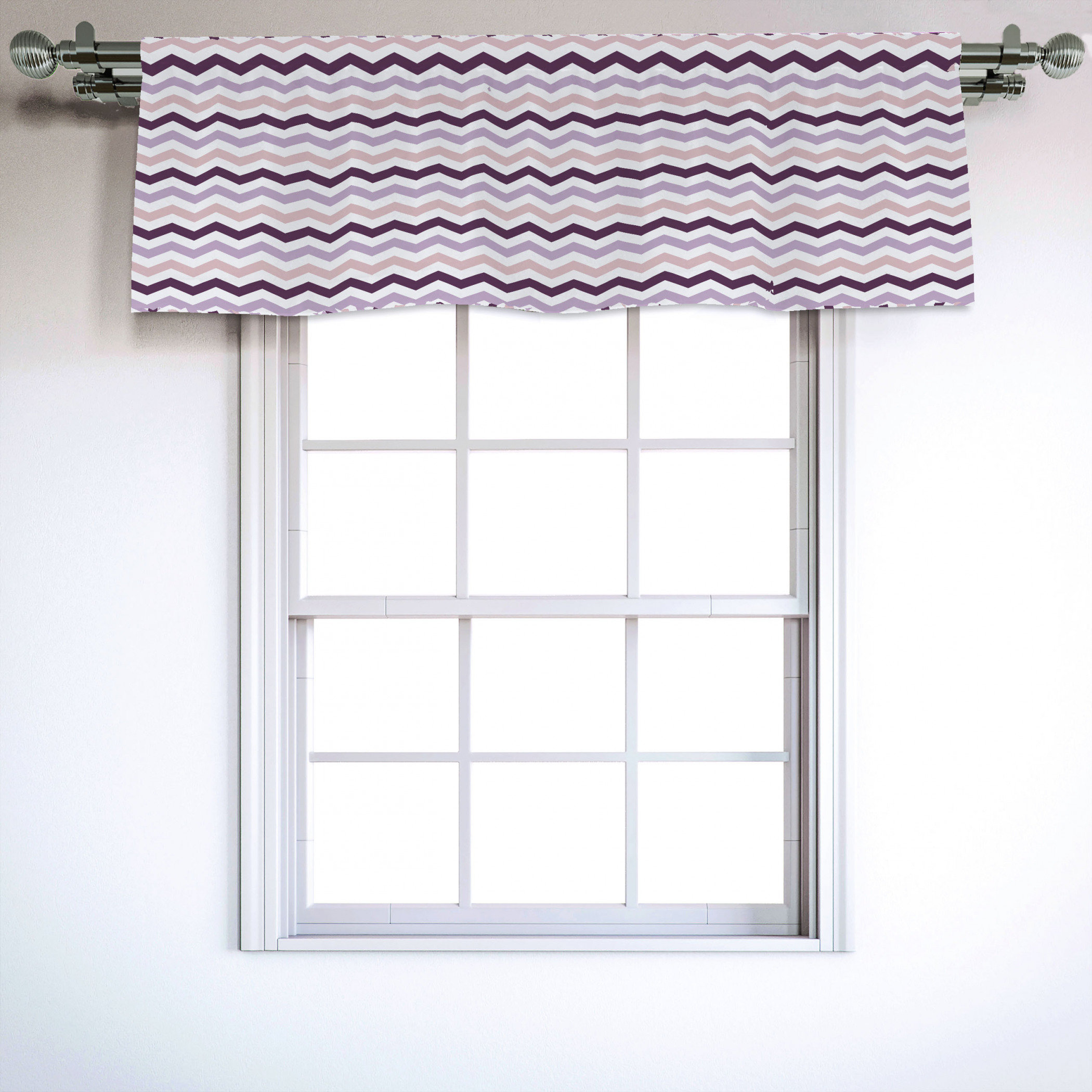 East Urban Home Eggplant 54 Window Valance Wayfair