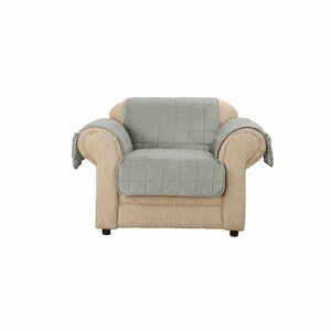 Deep Pile Box Cushion Armchair Slipcover