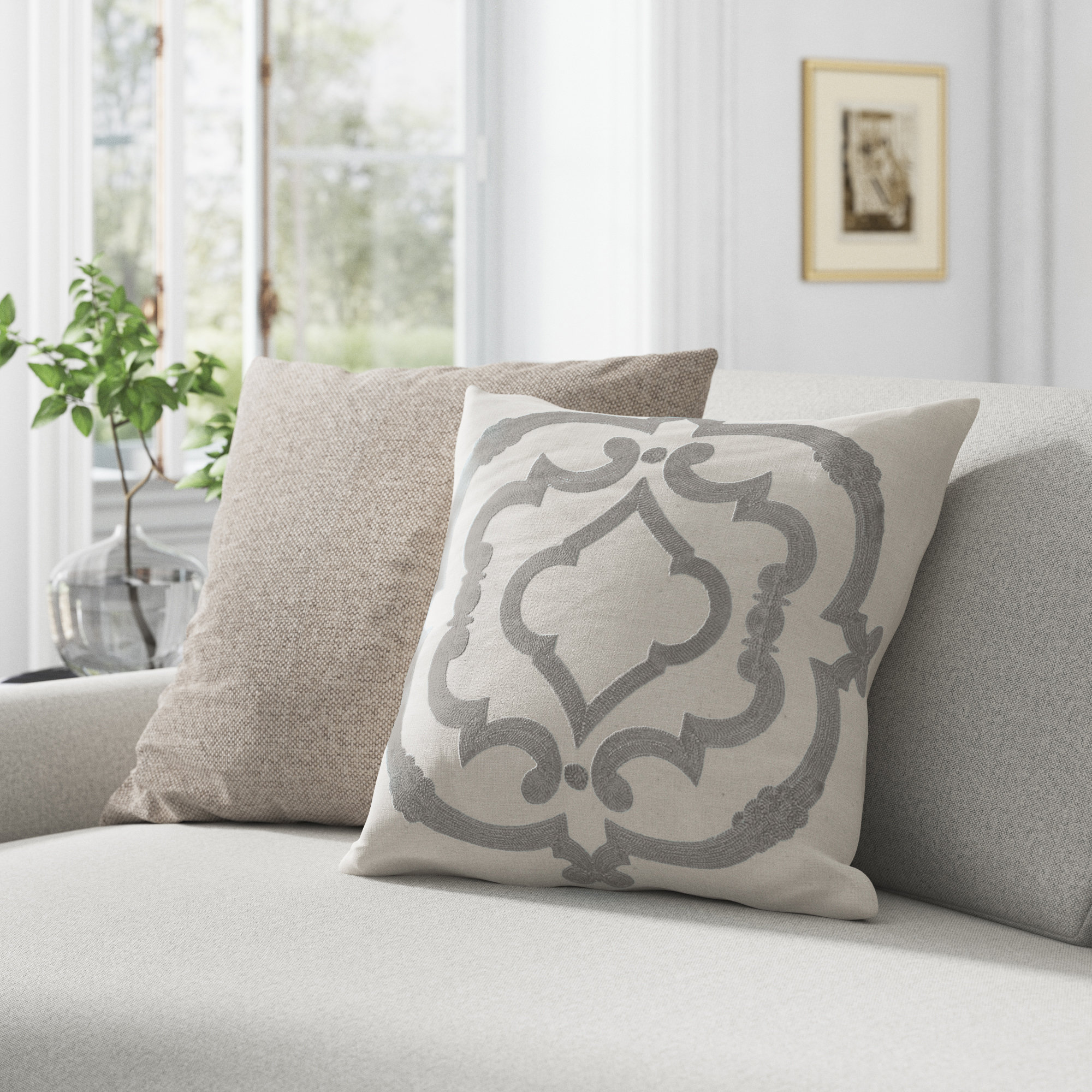 Linen White Throw Pillows You Ll Love In 2021 Wayfair