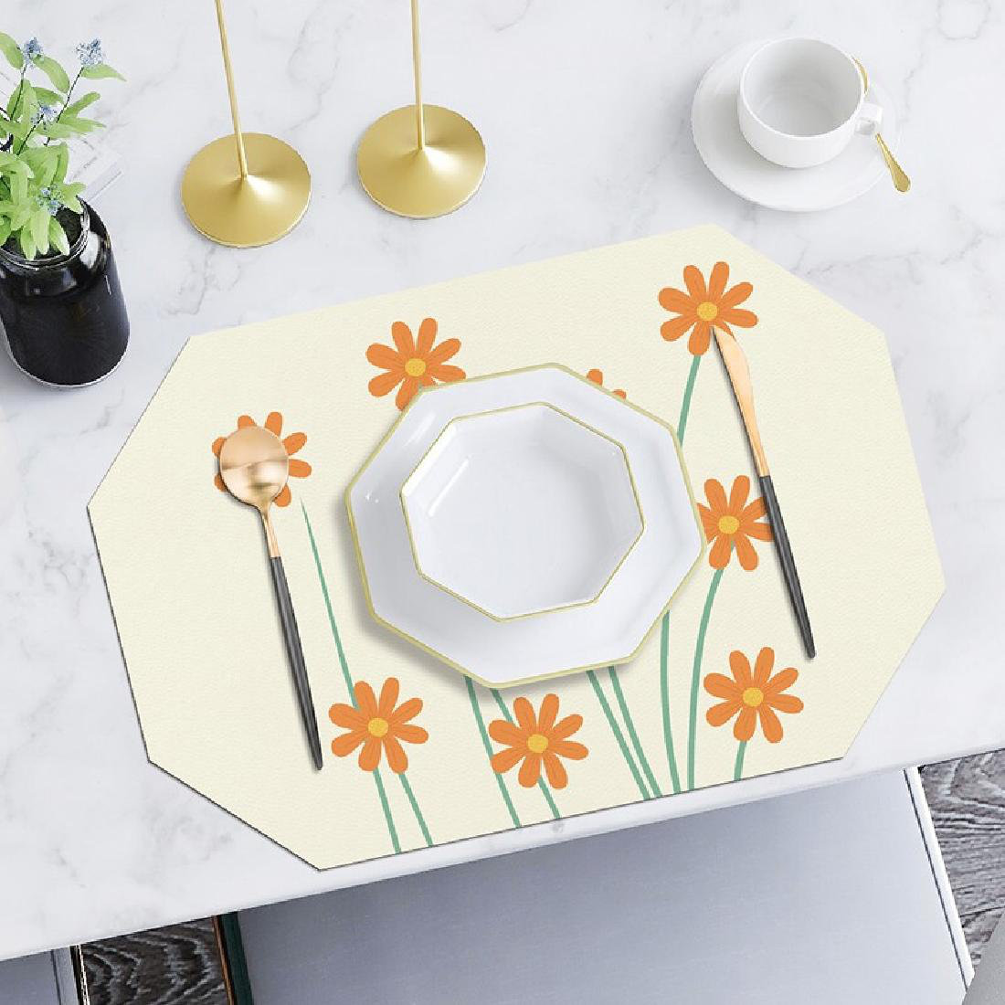 Umber Rea 23.6" Leather Placemat Wayfair