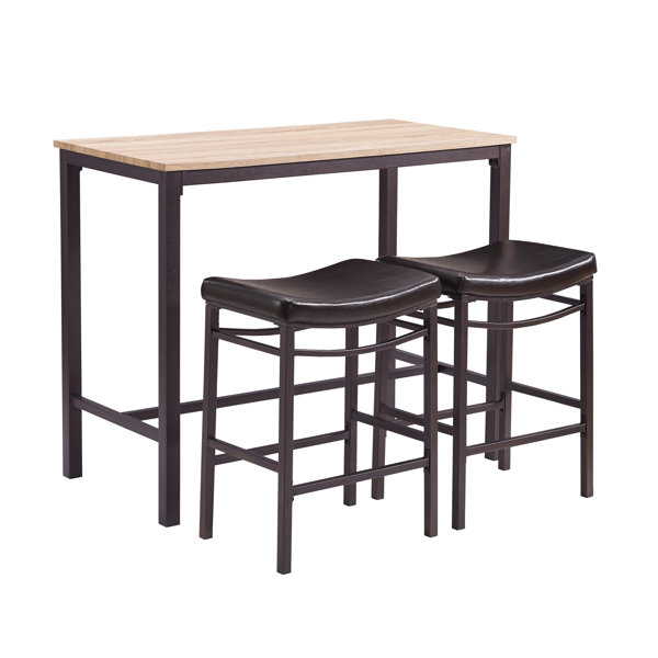 Bezons 3 Piece Pub Table Set & Reviews | AllModern Bezons 3 Piece Pub Table Set & Reviews | AllModern